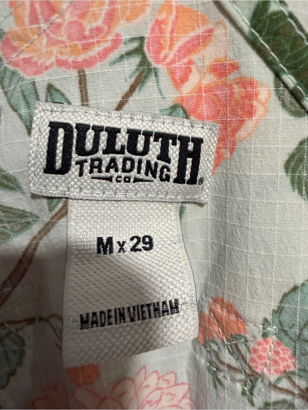 Duluth Trading Co. Mint Dahlia floral print overall - Picture 4 of 7